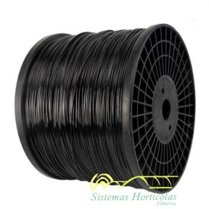 hilo de poliester negro en 3mm rollo de 1000m