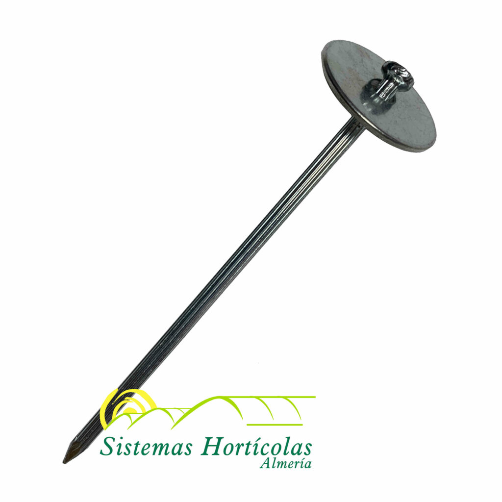 clavo de 15cm con arandela para cubresuelos